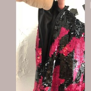 French Connection Sadie Stretch Sequin Mini Skirt main image 1
